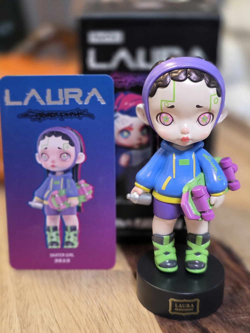 SECRET Laura Cyberpunk Series Skater Girl Secret Super Rare